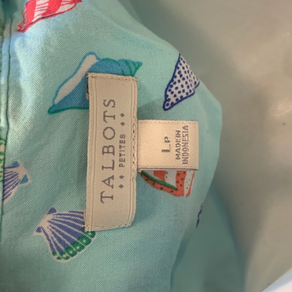 Talbots Shell Patterned Blouse - image 3